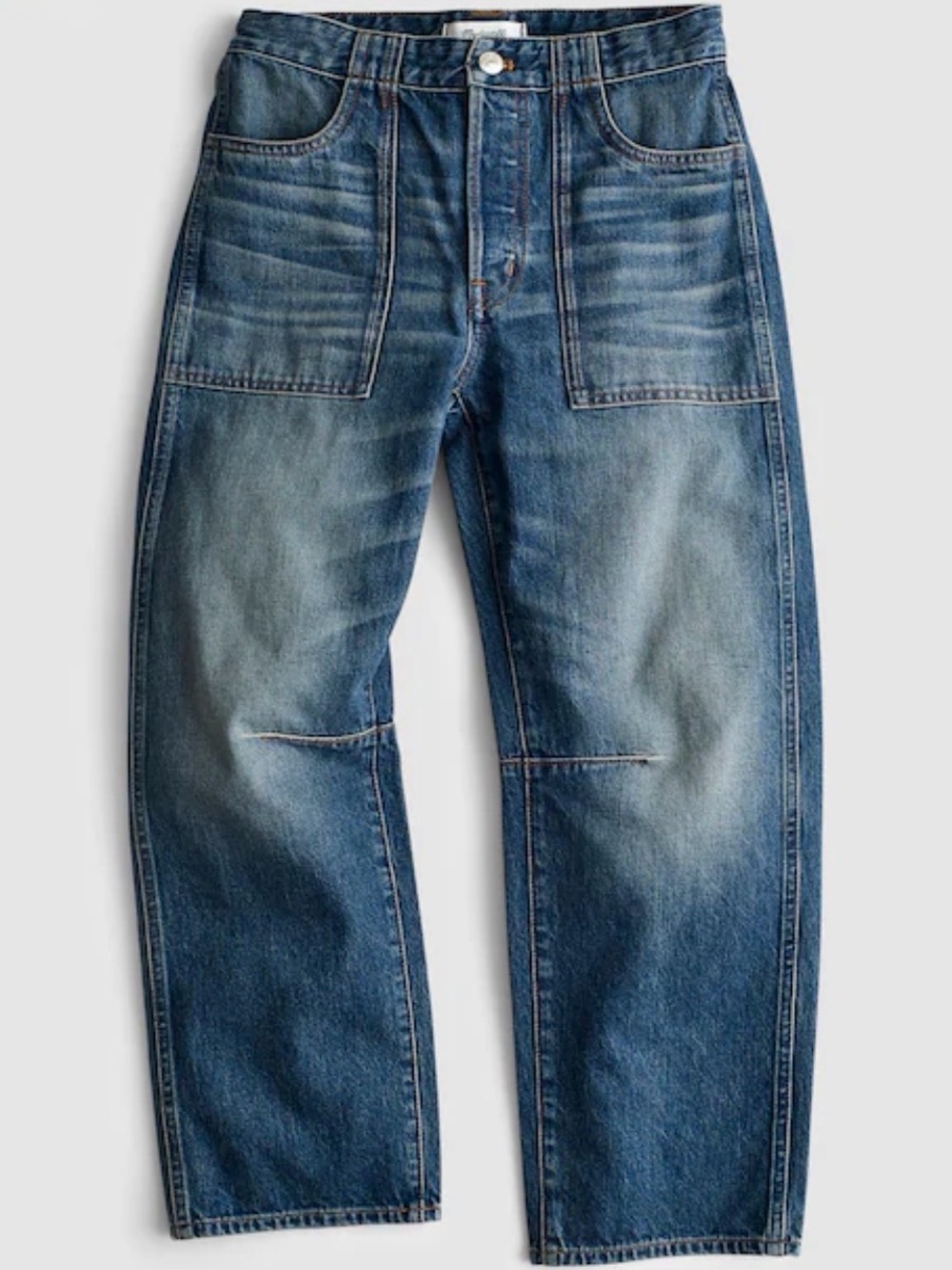 Madewell Women’s The Darted Barrel-Leg Jean.25. New without tags.